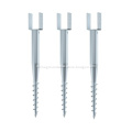 Galvanized Garden Foundation U Ground Screw Pile